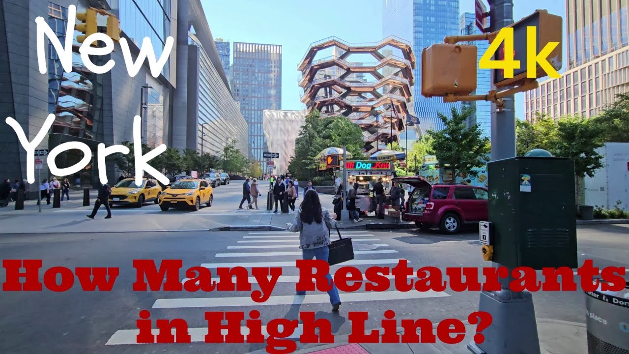 Manhattan's High Line From North To South | 4K No-Cut Journey
