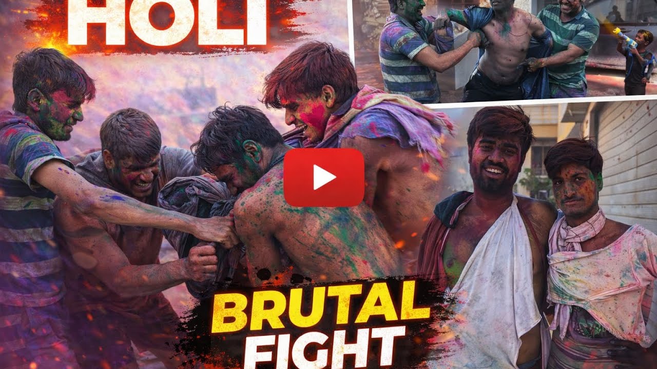 Holi celebration 2026 with friends 😍