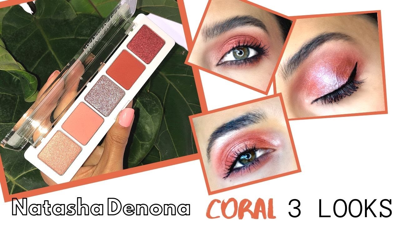 NEW Natasha Denona Coral Palette| 3 Looks + Comparison Swatches + Review