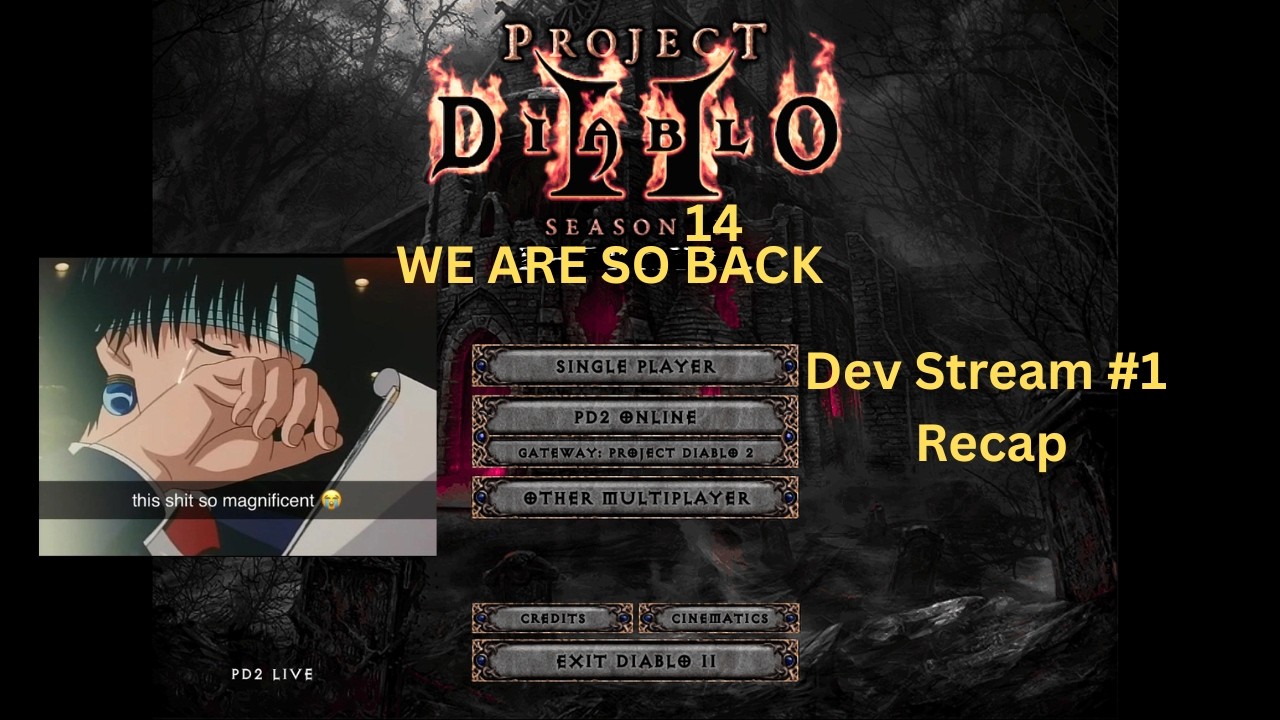 Project Diablo 2: ИТОГИ первого стрима разработчиков 14-го сезона!! МЫ ВЕРНУЛИСЬ (ОГРОМНЫЕ ИЗМЕНЕ...