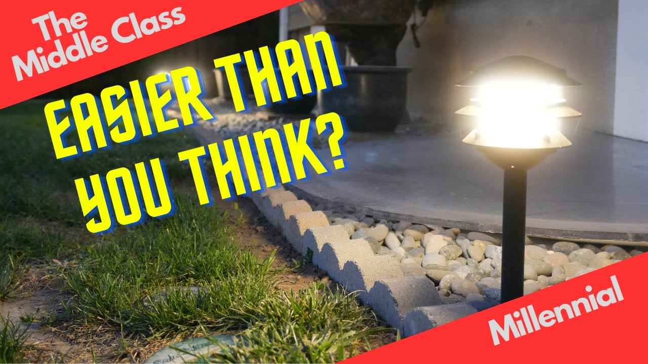 Installing LOW VOLTAGE Landscape Path Lights