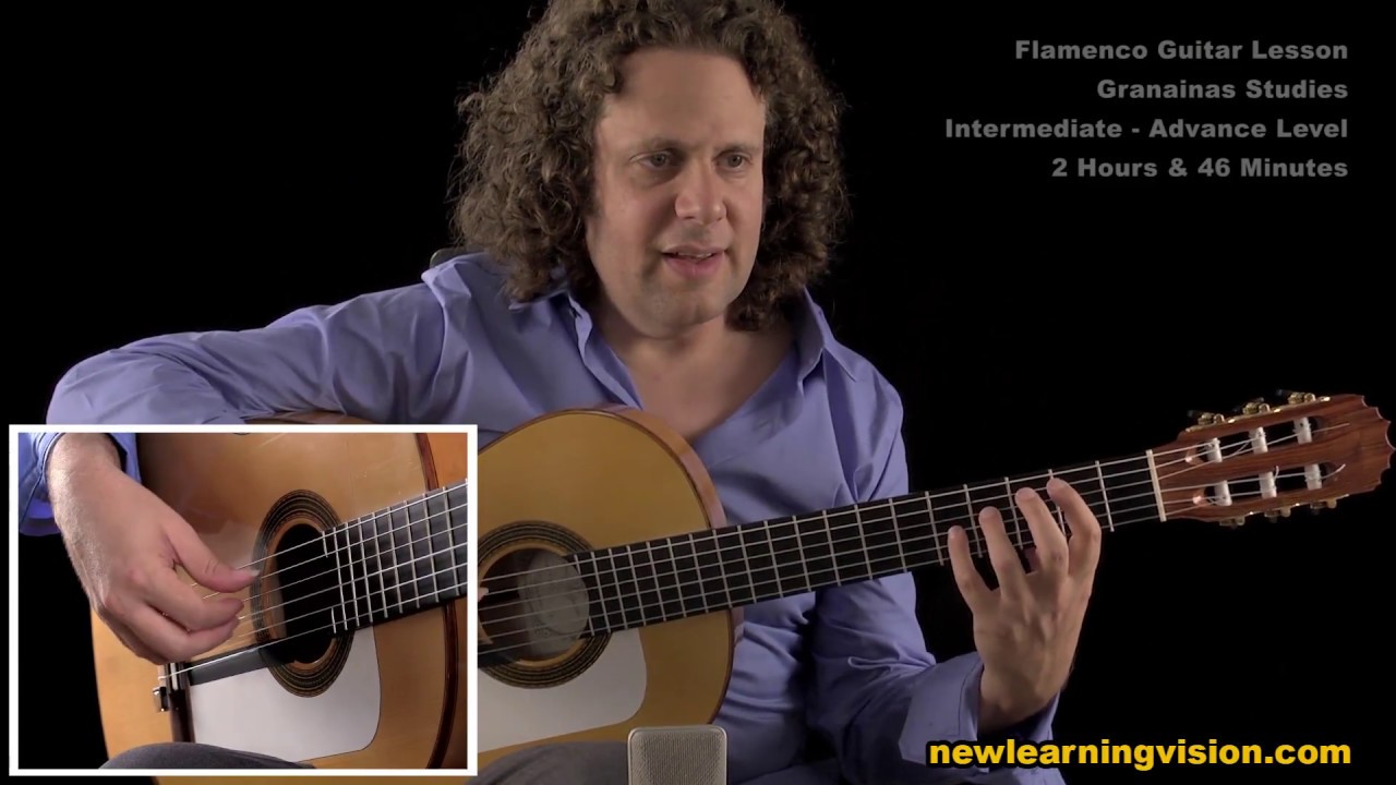 Demo of Flamenco Guitar Lesson. Granainas Studies by Adam del Monte