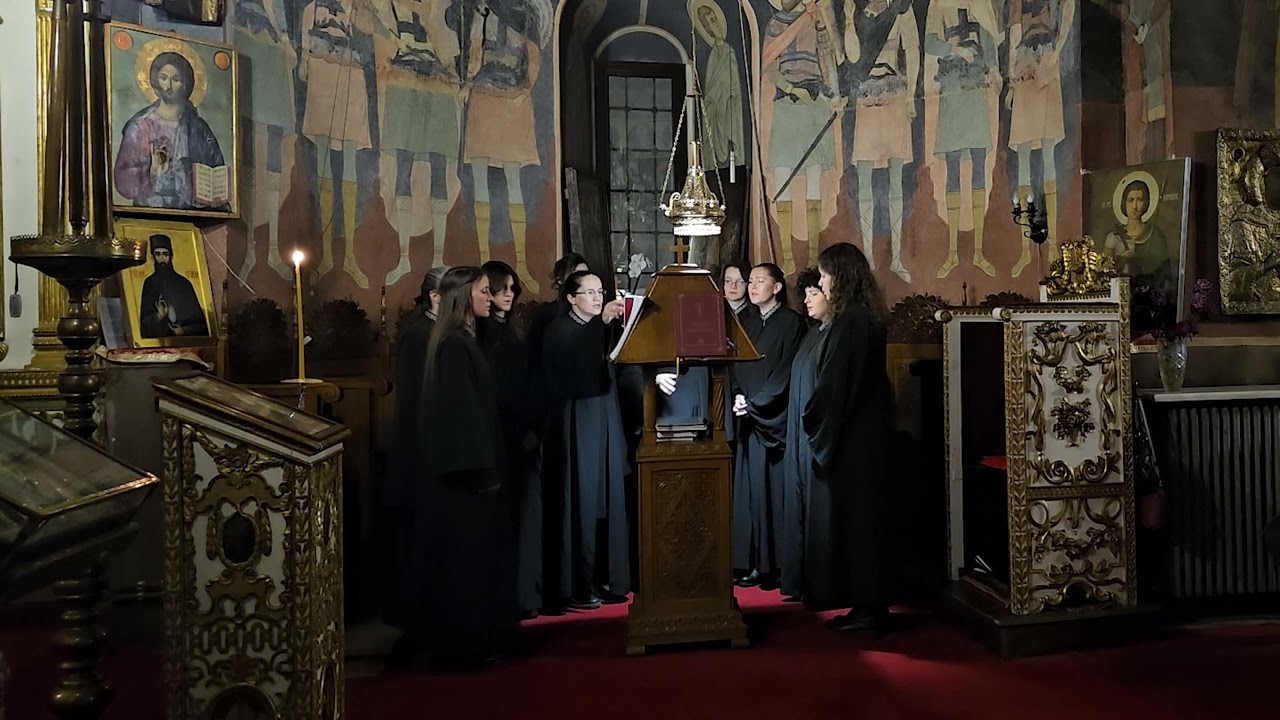 Fericit Bărbatul Glasul V - de Ierod. Dionisie Marin (live la Slujba Vecerniei)