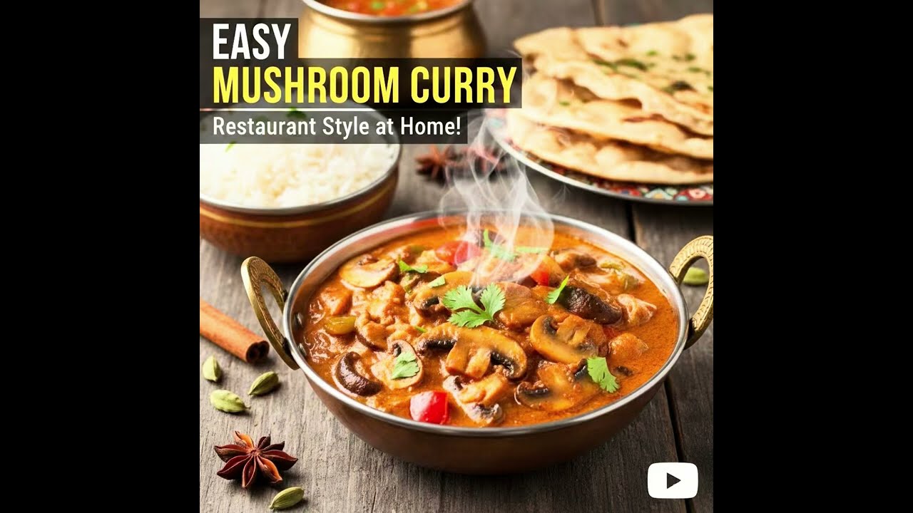 #ResturantstyleMushroomcurry#mushroomrecipe#healthyrecipes #homemadecooking #youtubevideo#vjcookbook