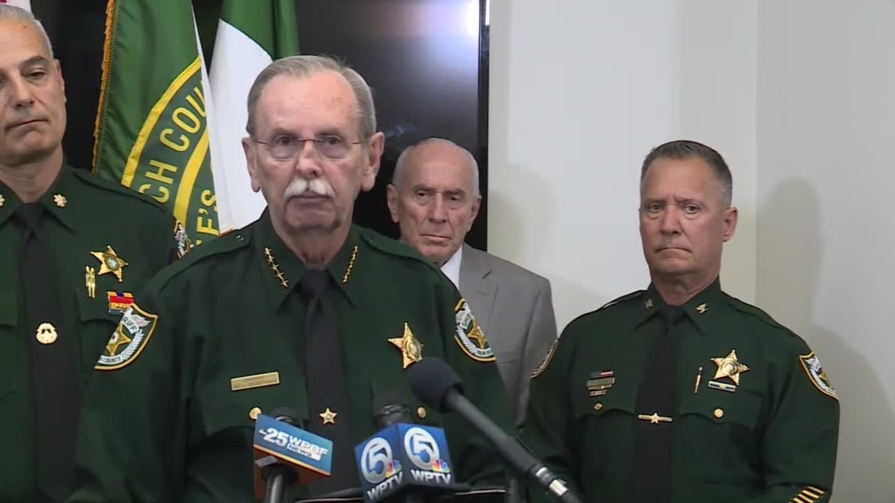 Palm Beach County Sheriff's Office announces arrests of 8 suspected gang members