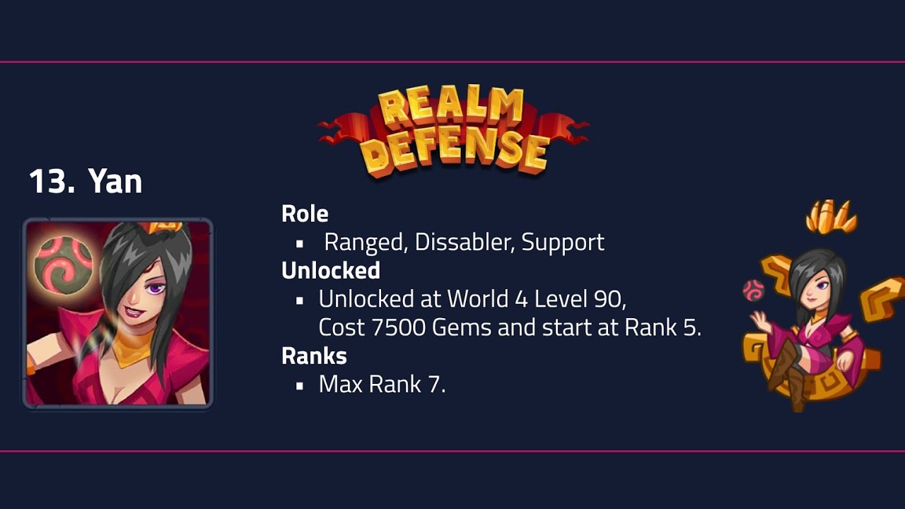 Yan Review - Realm Defense