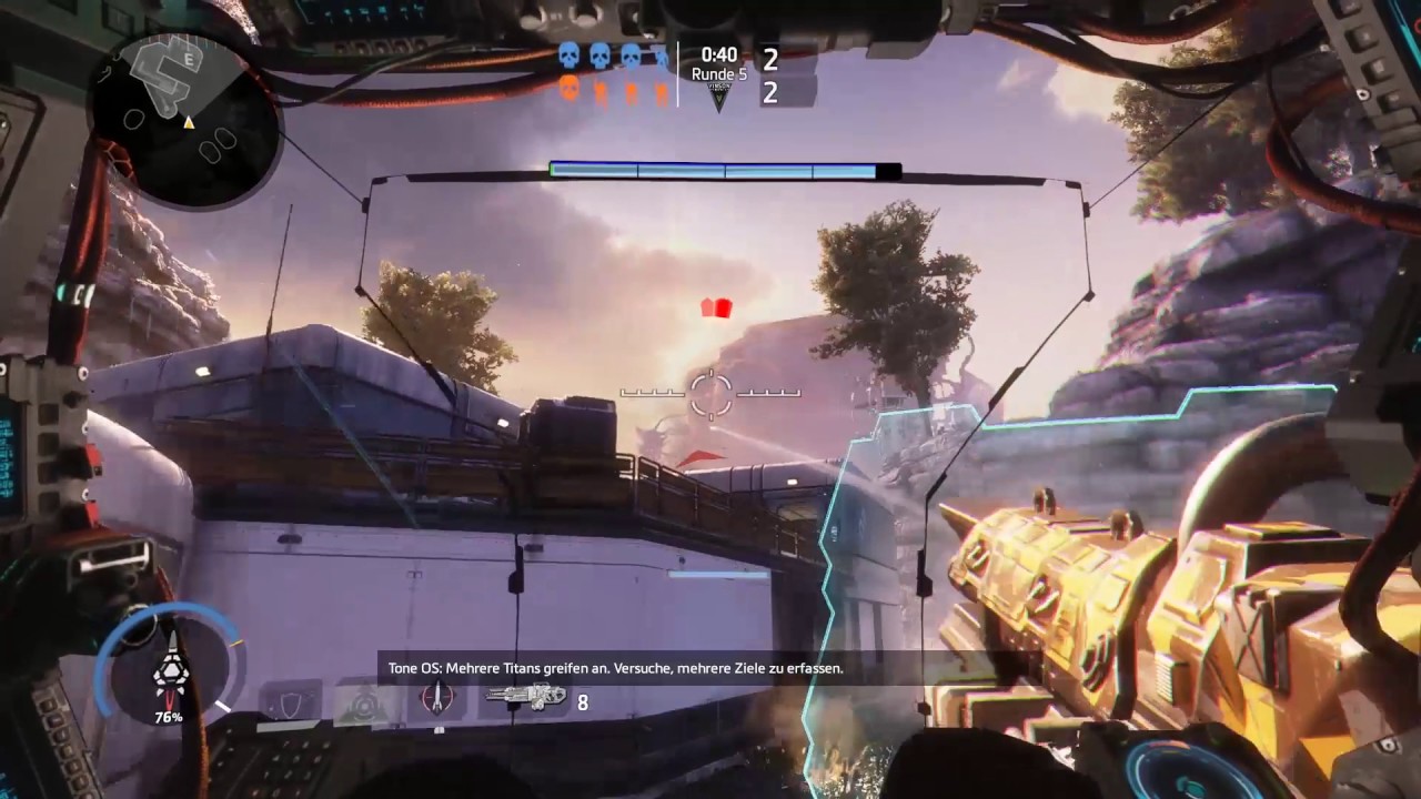 The nearly won 3vs1 in last titan standing (TF2)