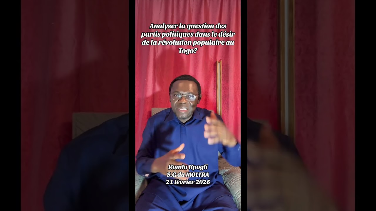 Les appareils de partis politiques et la révolution au Togo