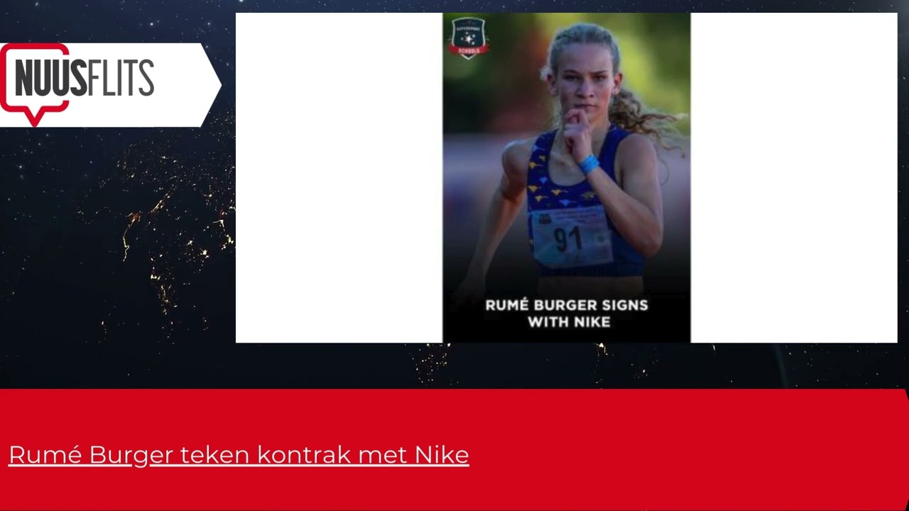 Rumé Burger teken kontrak met Nike