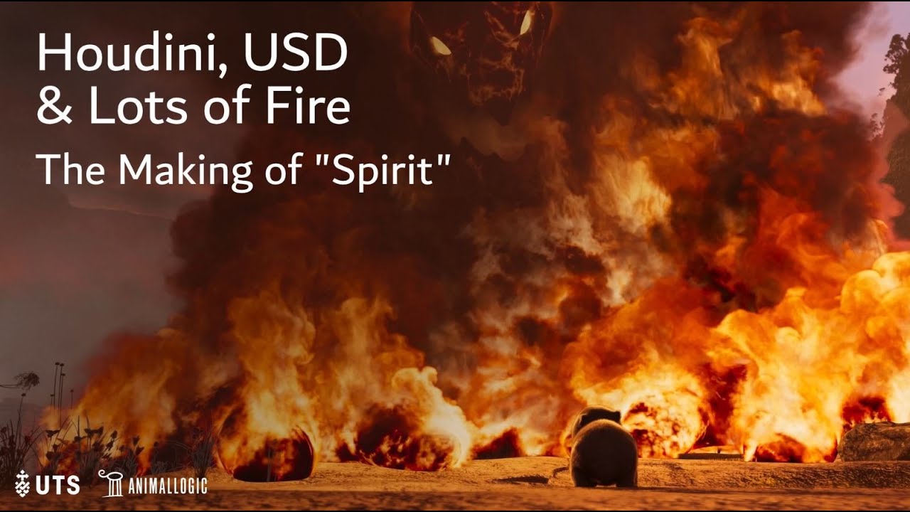 AEAF 2021 - 'Houdini, USD & Lots of Fire - The Making of 'Spirit' (featuring Dylan Neill)