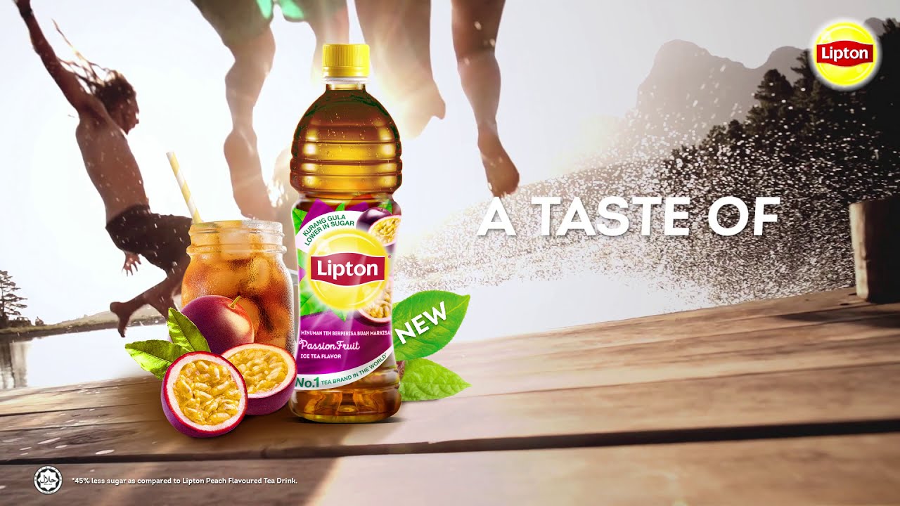 New! Lipton Passionfruit Ice Tea