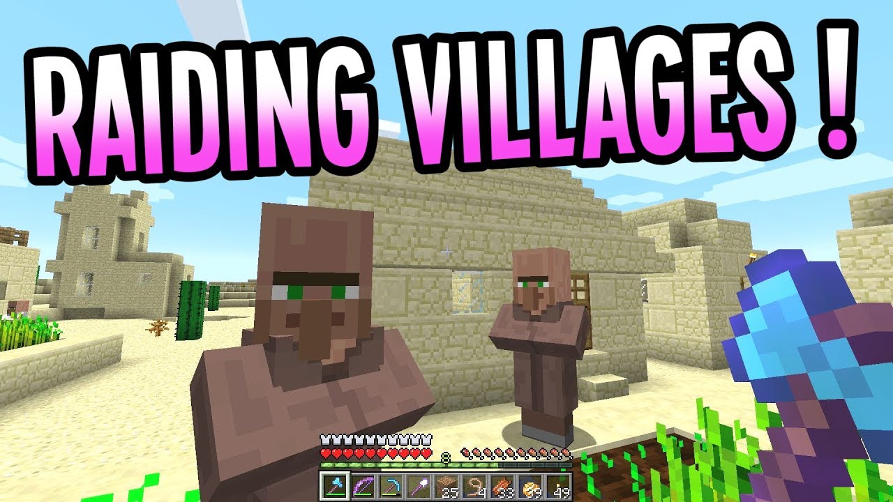 Raiding for Emeralds!! - Paul Plays Minecraft - Ep. 32 - Let's Play Minecraft Survival