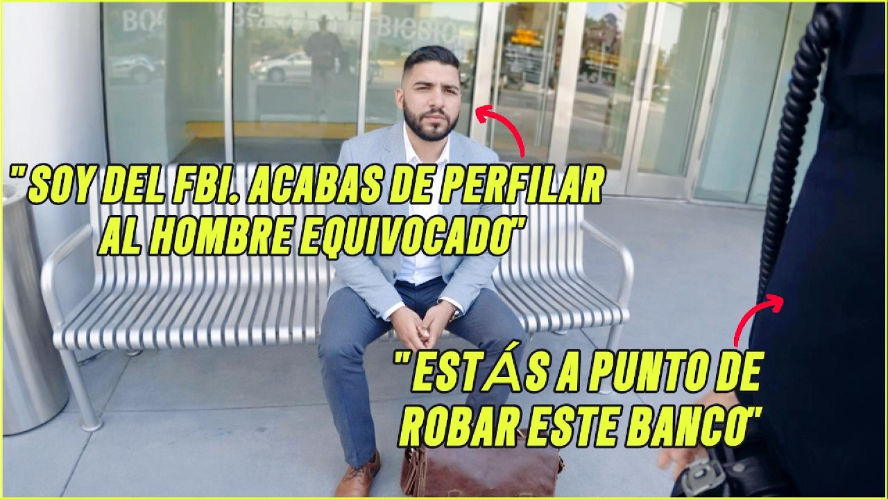 Detenido en Banca Frente a un Banco… Hasta que Revela Credenciales del FBI (Bodycam)