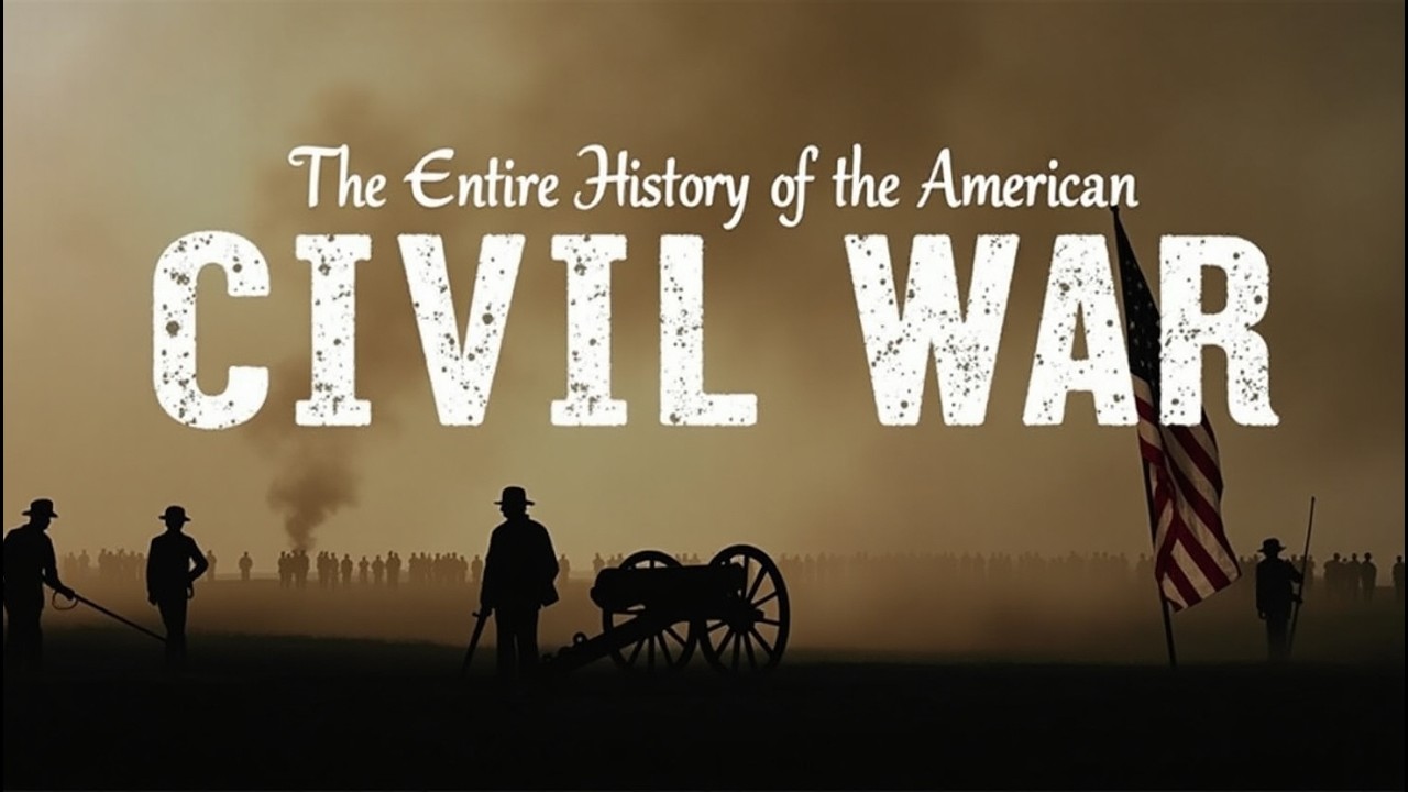 The Entire History of the American Civil War to fall asleep |Relax and Fall Asleep| Black Screen