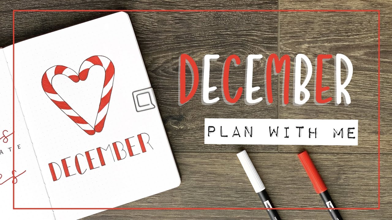 PLAN WITH ME || December 2020 Bullet Journal Setup - Ending the Year on a Happy Note!