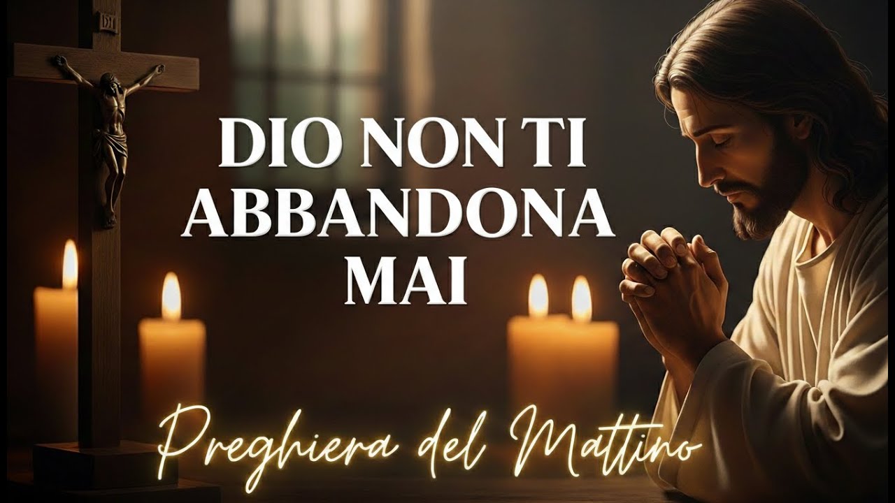 Preghiera del Mattino Dio non ti lascia mai