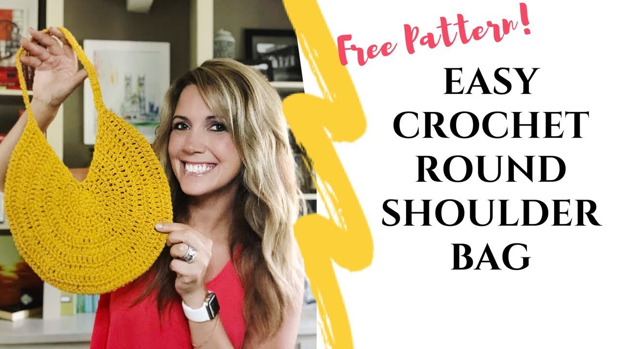 Easy Crochet Round Shoulder Bag
