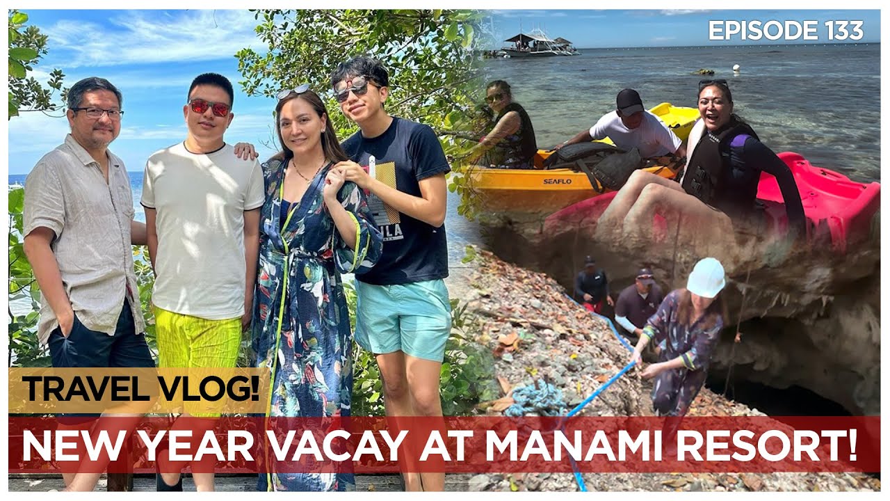 NEW YEAR ADVENTURE! Sun, Sea & Cave Exploration #ManamiResort | Karen Davila Ep133