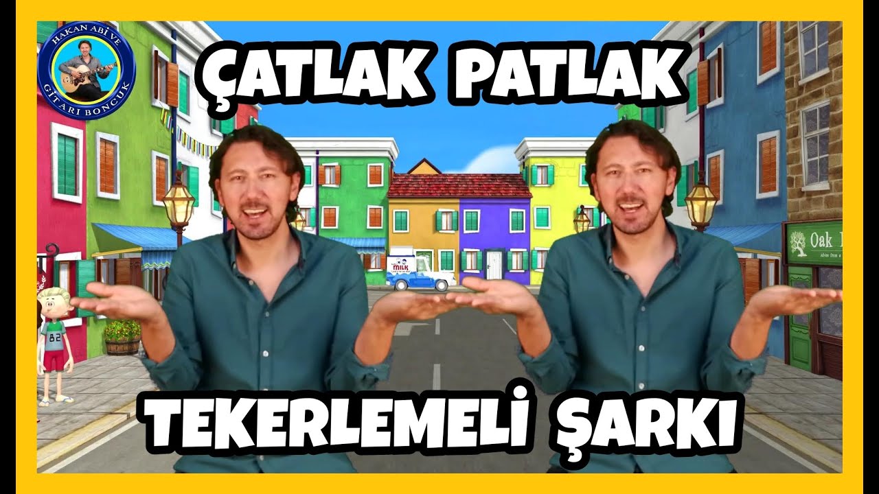 ÇATLAK PATLAK TEKERLEMESİ (HIZLANAN) | Okul Öncesi Tekerlemeleri | Hakan Abi ve Gitarı Boncuk