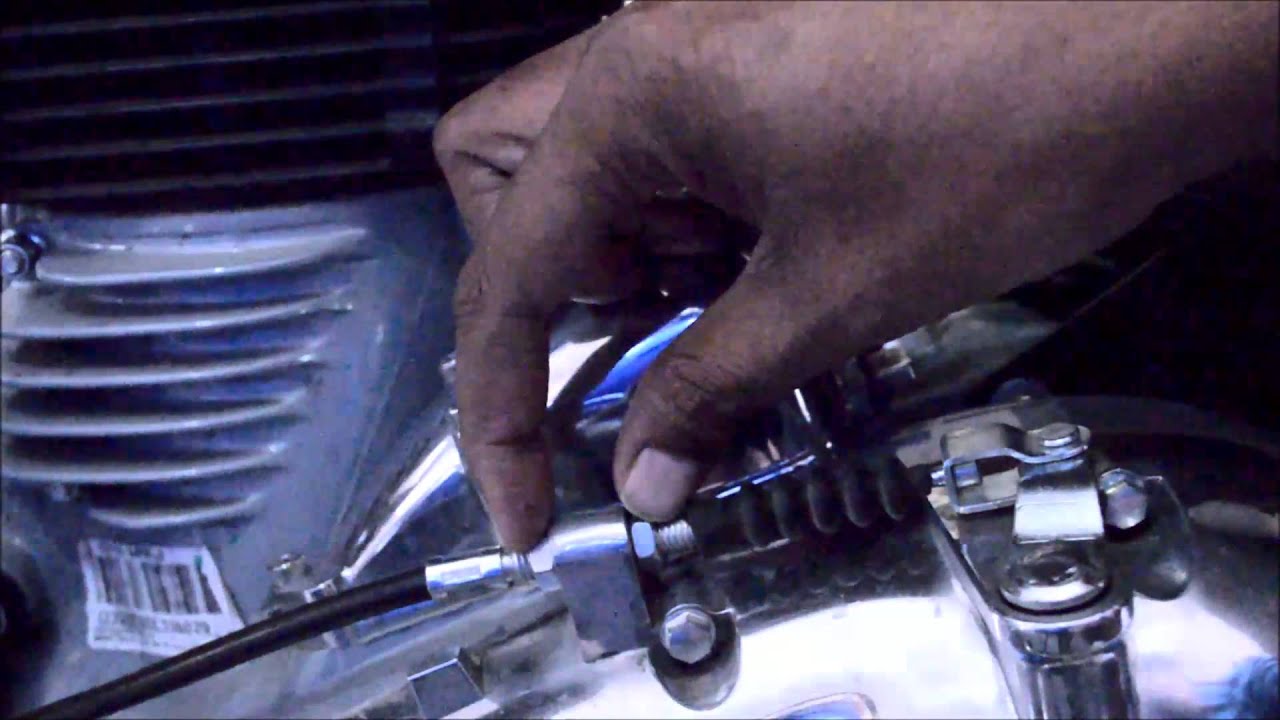 Royal Enfield Bullet Electra 350 UCE Clutch Adjustment DIY