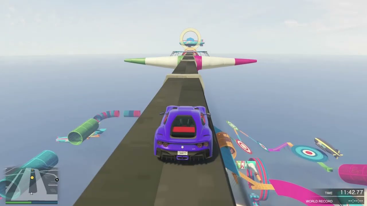 GTA V: Epic Sport Car Parkour Race - One Car, One City, No Crashes