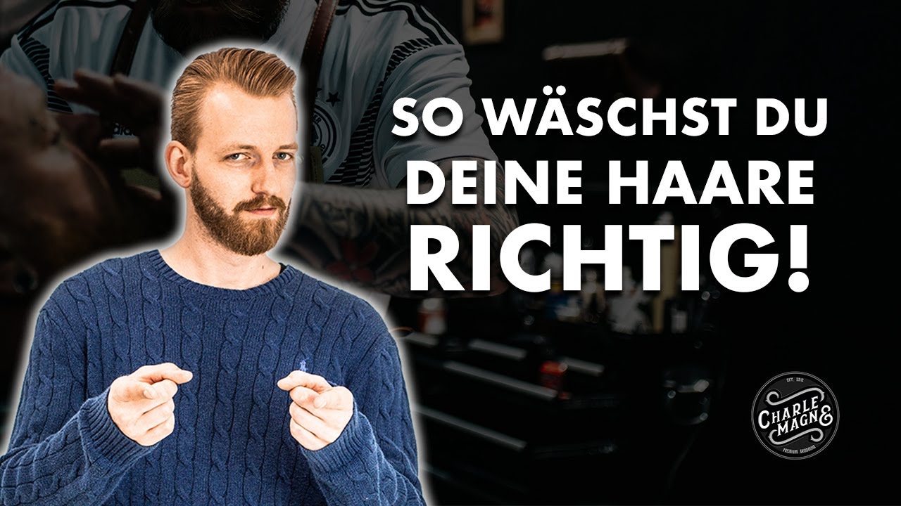 DAS hast du IMMER falsch gemacht! - Haare richtig Waschen! I Charlemagne Premium