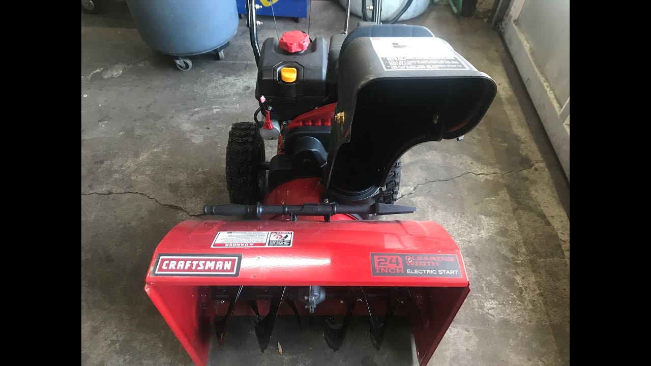Craftsman Snow Blower Won't Start