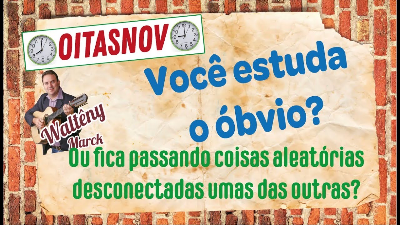 Live Oitasnov - Você estuda o óbvio? Lição 06 do método Violuarte de viola caipira.