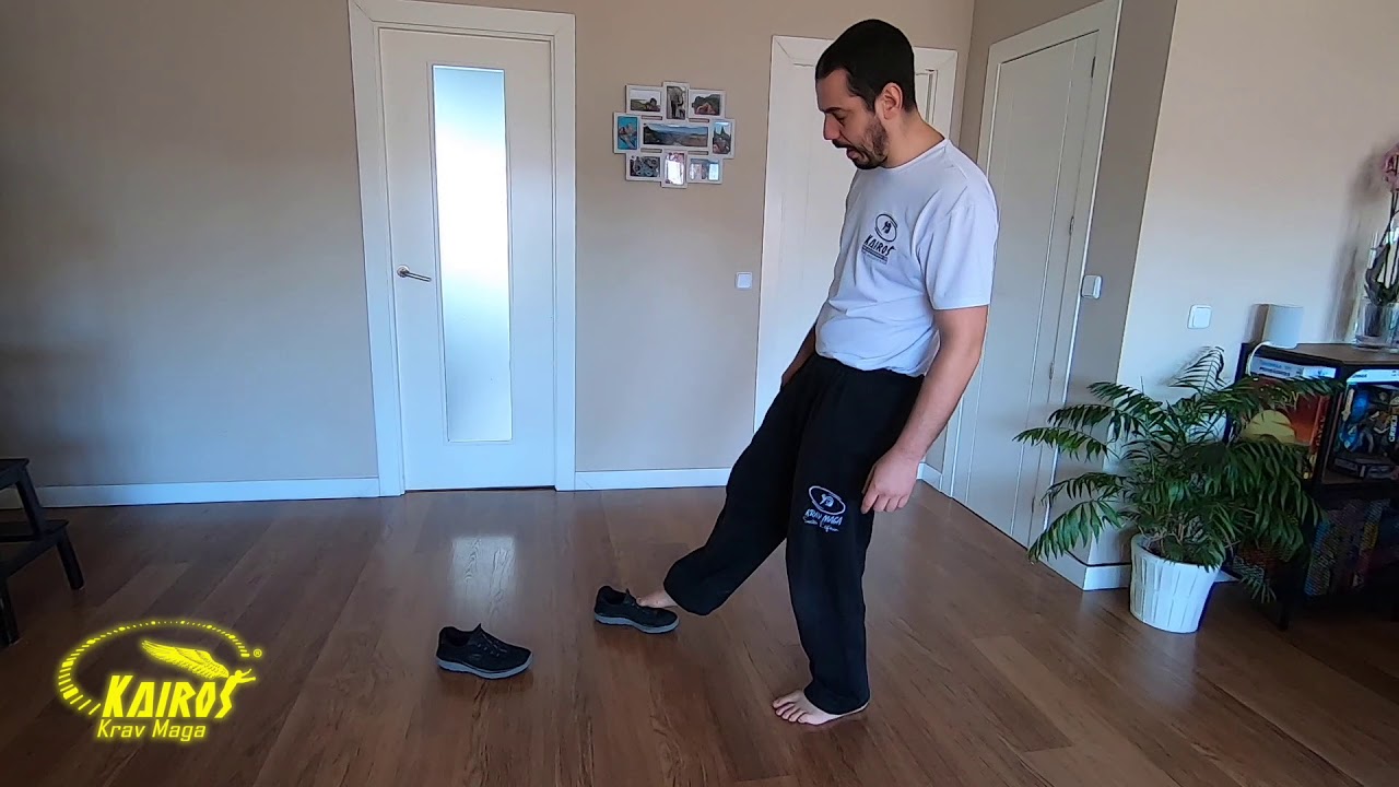 Balayages et fauchages à la maison - Ceinture bleue Krav Maga FEKM