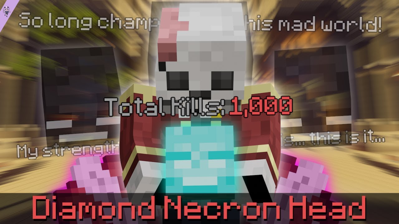 REACHING The FINAL DIAMOND HEAD, DIAMOND NECRON!! - Hypixel Skyblock (Funny Moments)