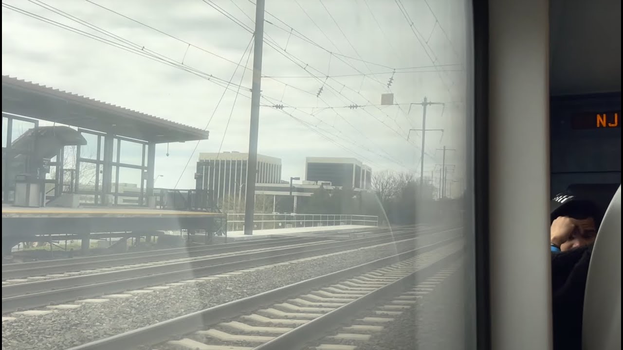 Enjoying a nice train ride on NJ transit from Penn station NY to Trenton NJ