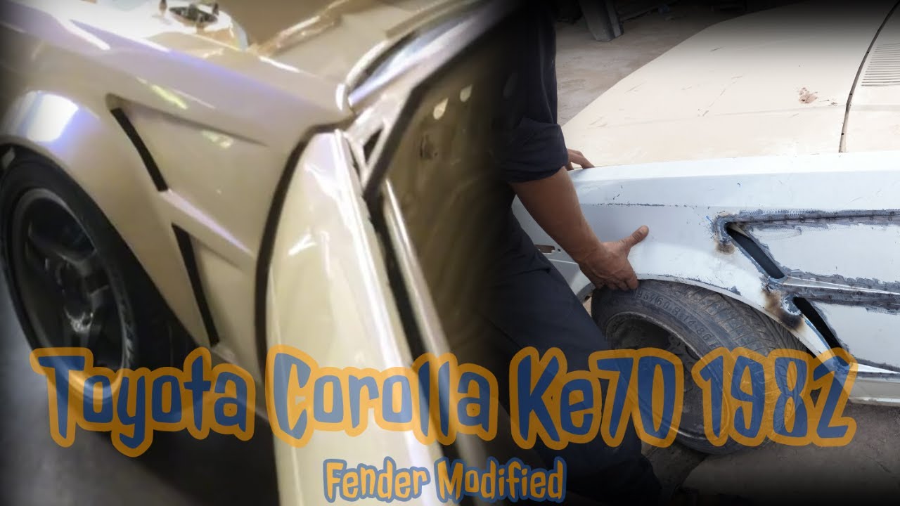 Modified Toyota Corolla 1982 Ke70 Fender