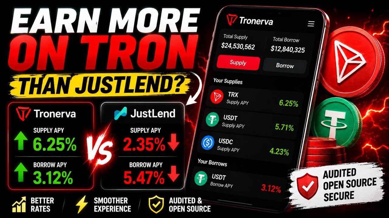 How to Earn More on TRON Than JustLend (Full Guide)