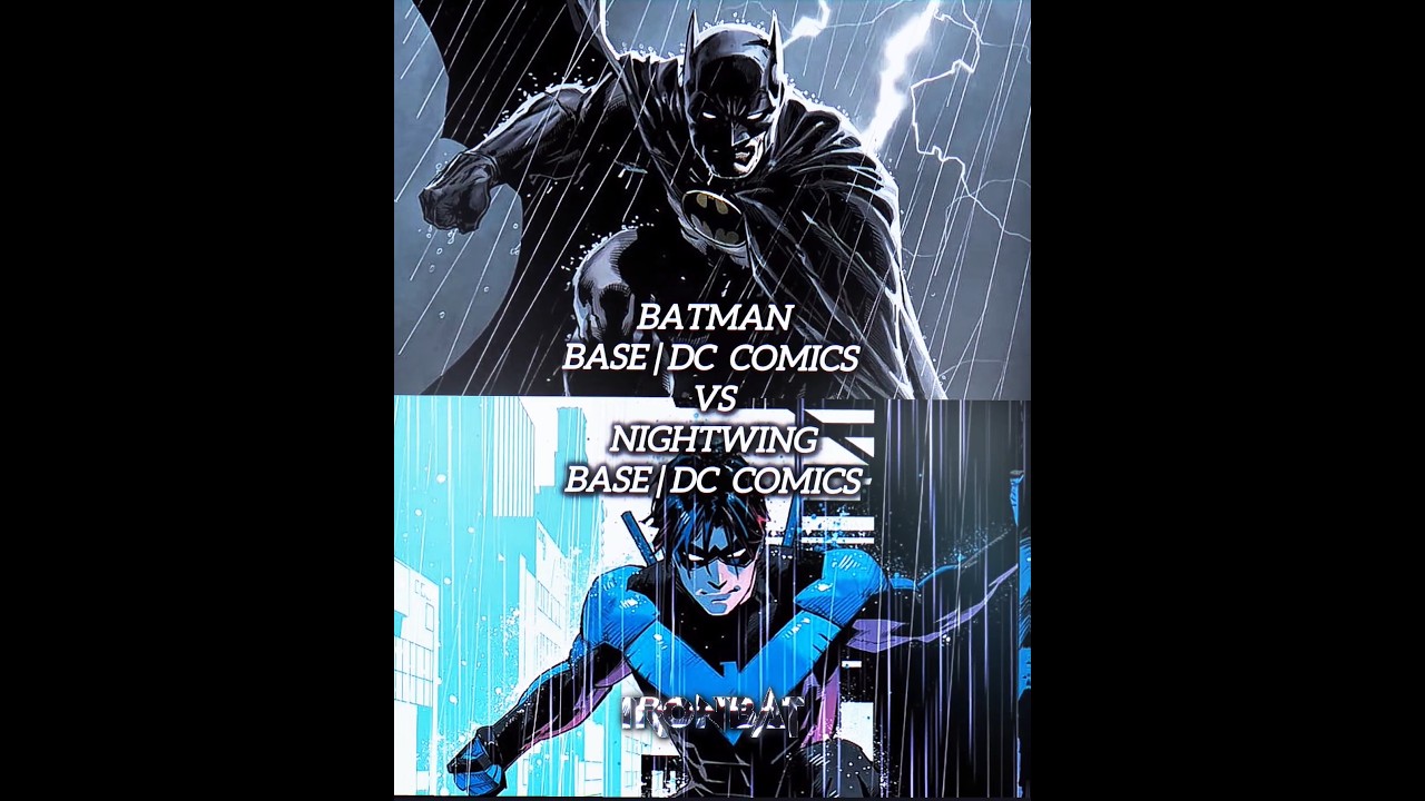 BATMAN VS NIGHTWING ( COMICS ) #shorts #dc #batman #nightwing