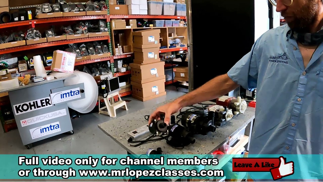 Boat Air Conditioning  Raw Water Pumps / Highlight Video