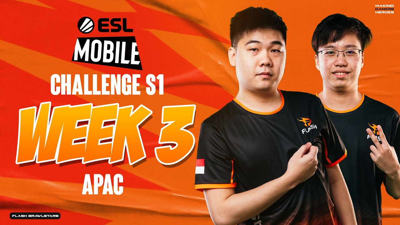 TEAM FLASH BRAWL STARS | ESL MOBILE CHALLENGE S1 WEEK 3