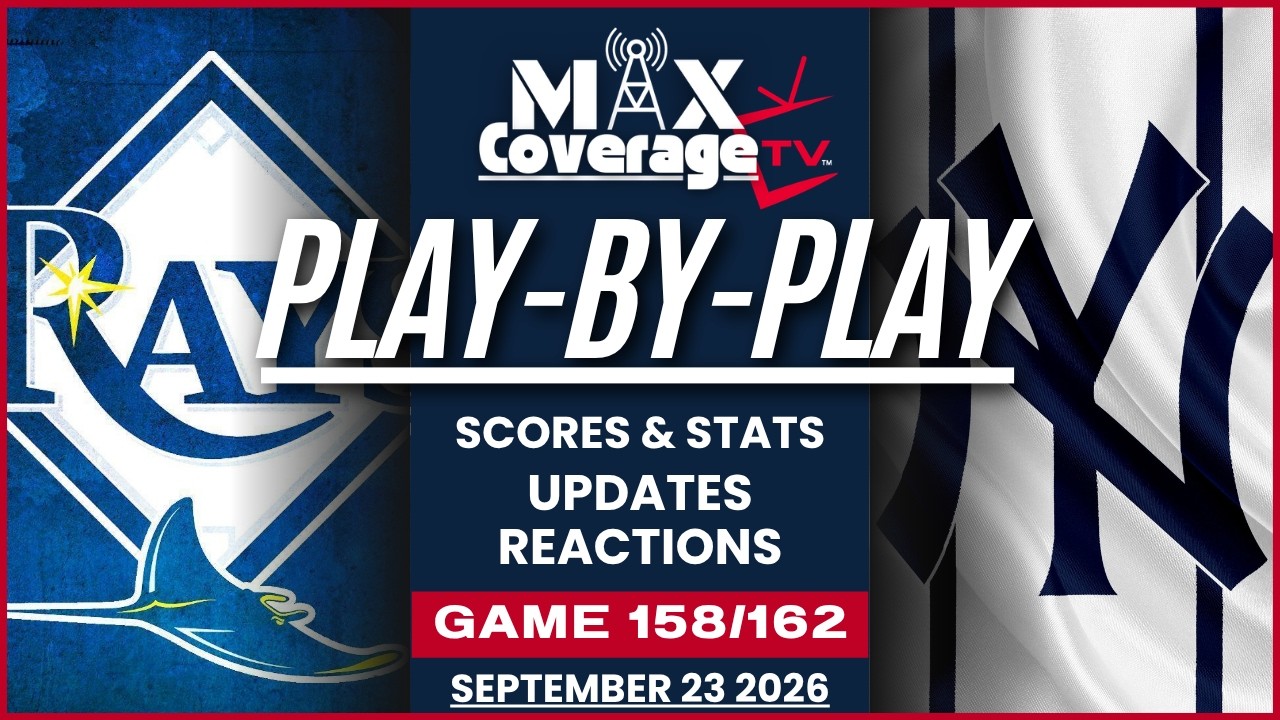 🔴LIVE - Tampa Bay Rays vs New York Yankees - Play-By-Play & Reactions (9/23/26)