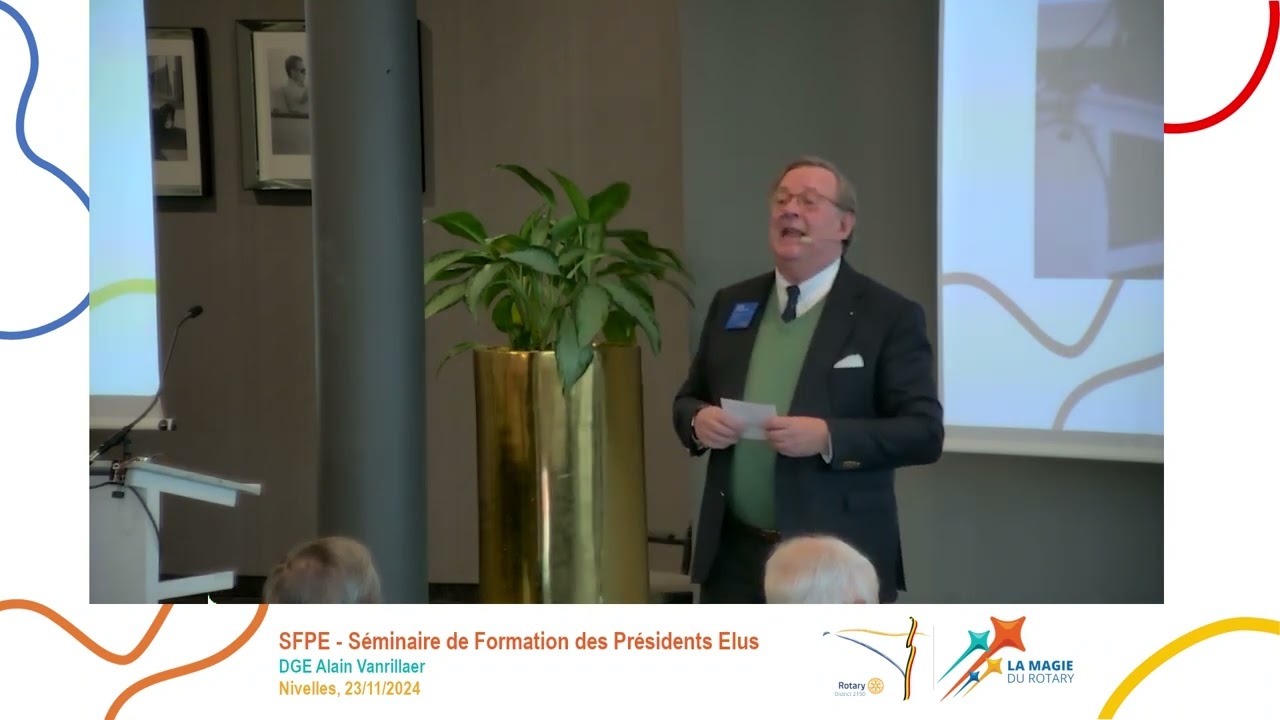 Le Plan Triennal par Alain Van de poel, RID 2024-2025