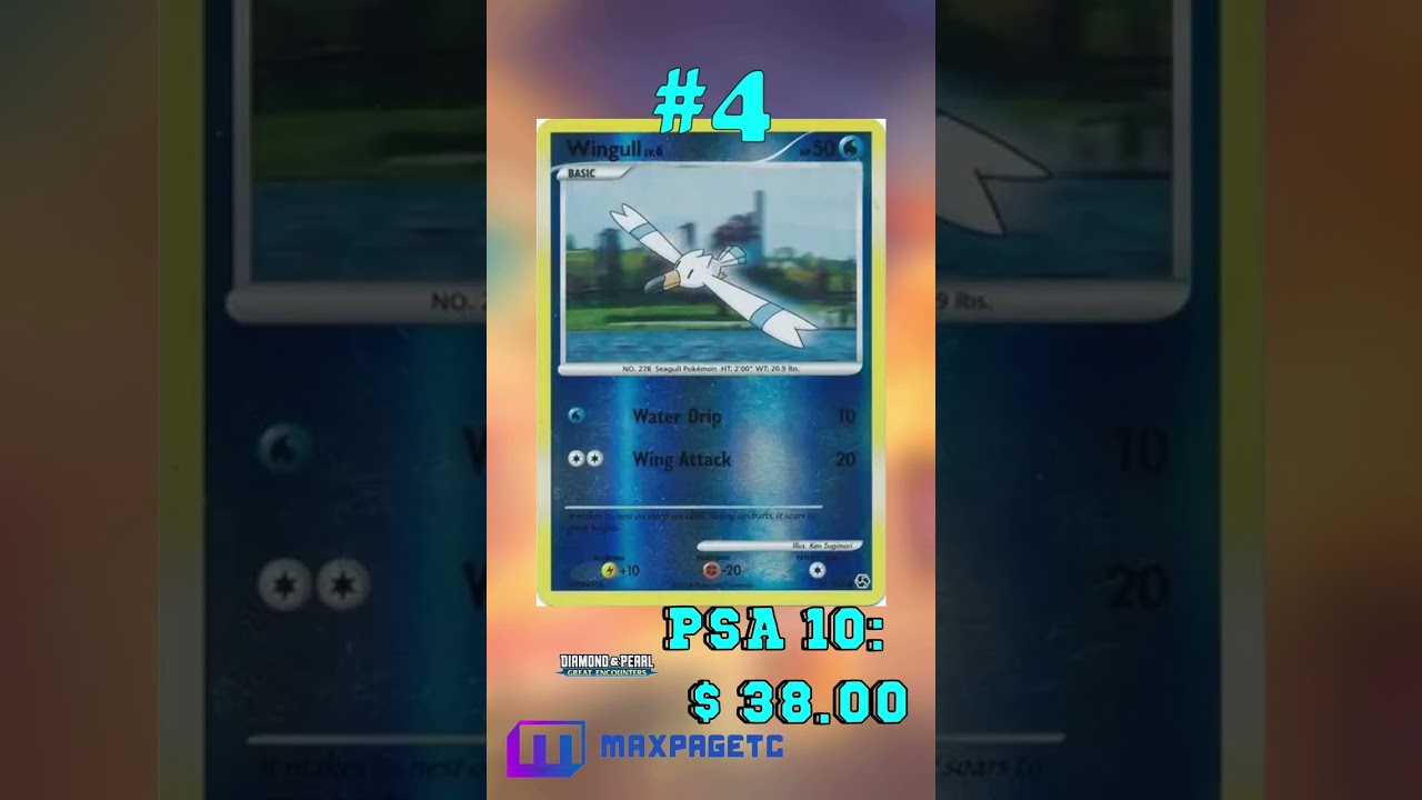 Top 5 Wingull Pok&eacute;mon Cards #tcg#pok&eacute;mon#Wingull