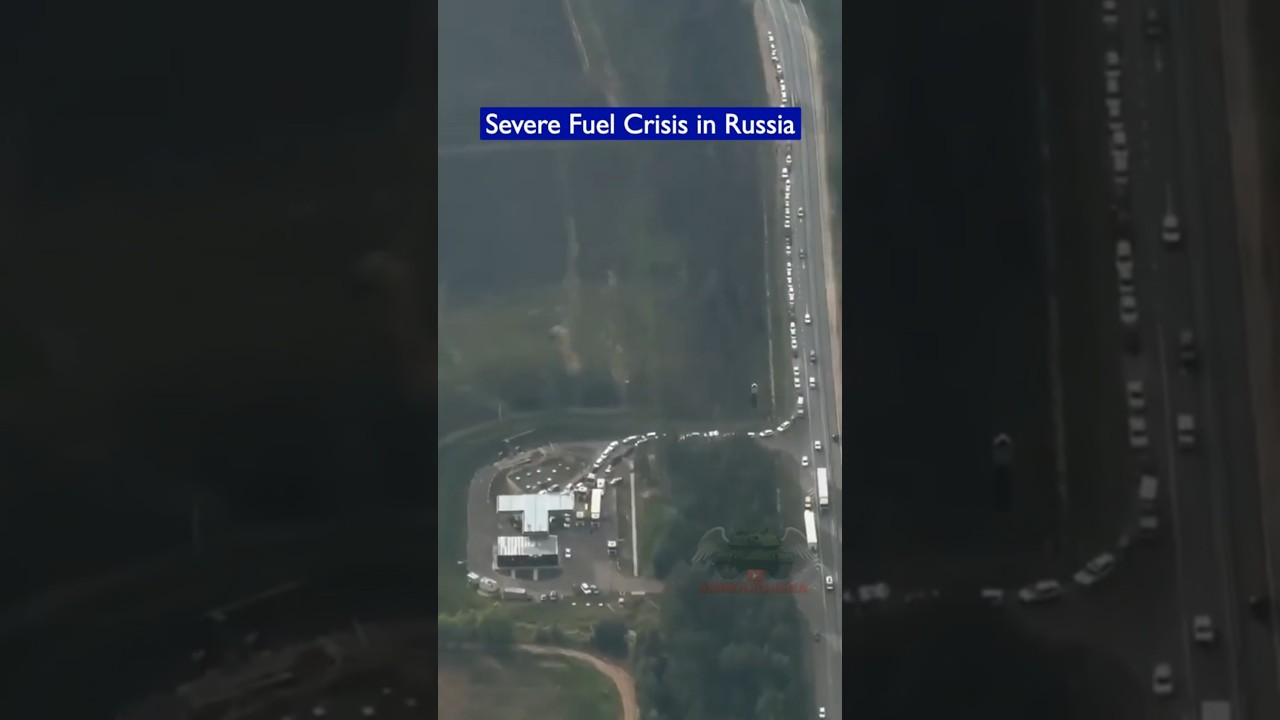 Russia's Fuel Crisis: Kilometre-Long Queues as Drone Strikes Cripple Refineries