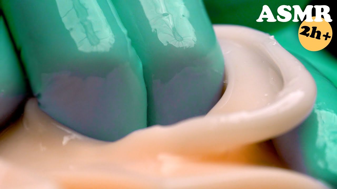 [ASMR] 2часа+ Неограниченный просмотр! Глубокий массаж ушей (суб✔️, только масло, ACMP)