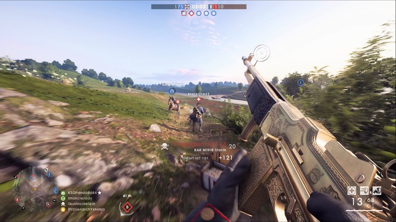 BAR M*rder time! WW1 Rambo!😂 - BF1