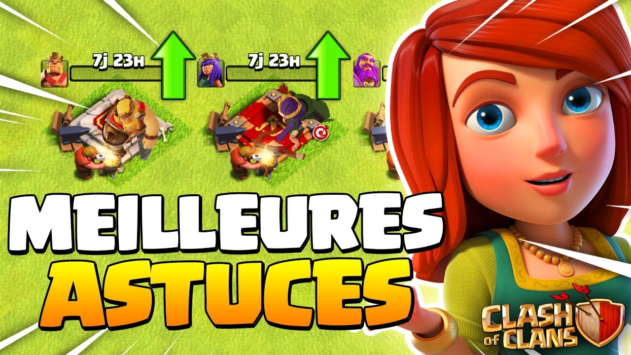 Le MEILLEUR SECRET pour AMÉLIORER VOS HÉROS RAPIDEMENT sur Clash of clans ! 🤫