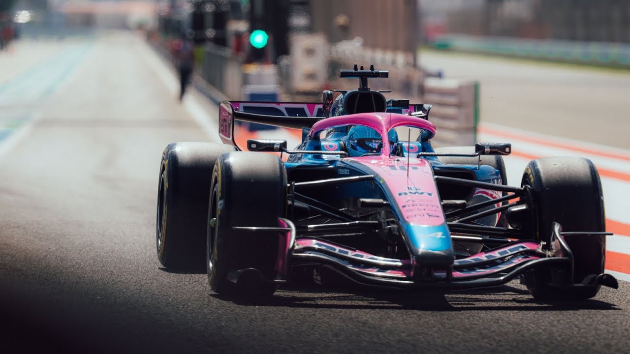 Pierre Gasly on Track &mdash; BWT Alpine Formula One Team (A526)