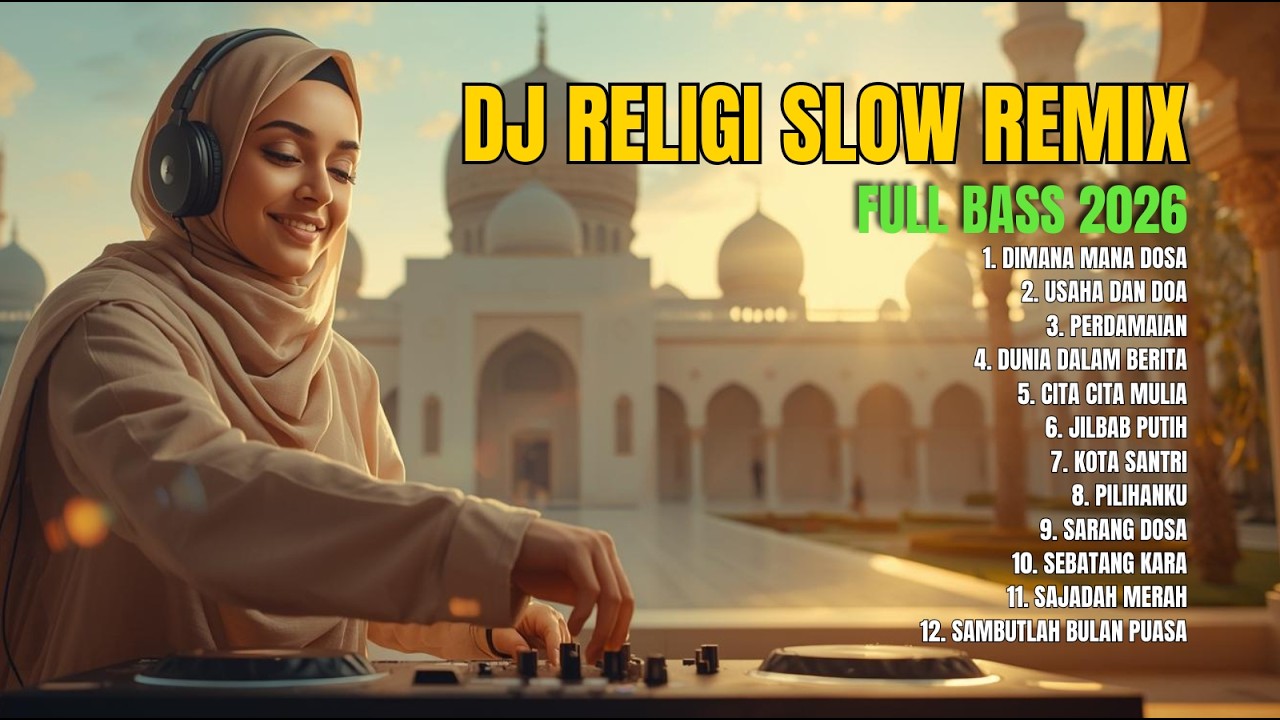 DJ Dangdut Religi Slow Bass 2026 Terbaru 🔥 Remix Qasidah Nasida Ria – Dimana Mana Dosa