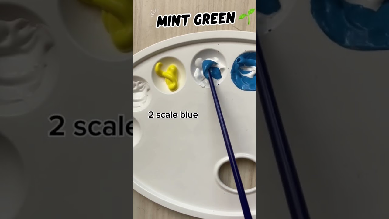 How can you create MINT GREEN🍀