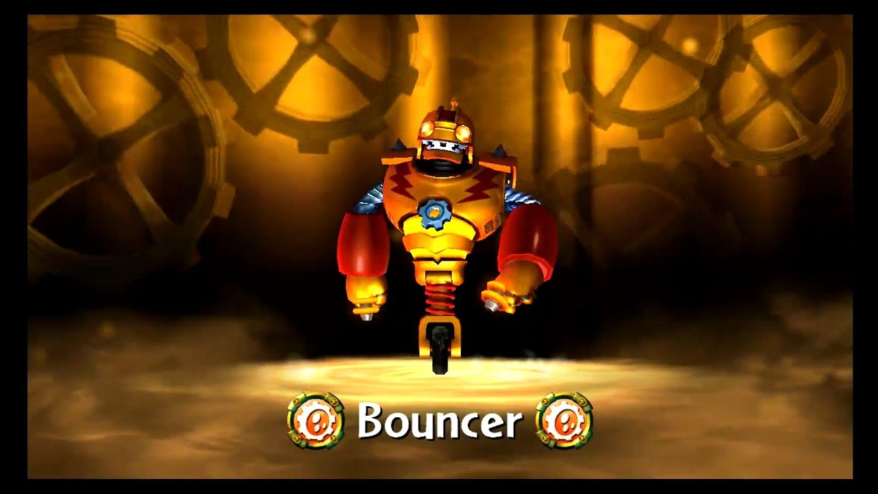 Skylanders nightmare Robo Kaos vs Bouncer 