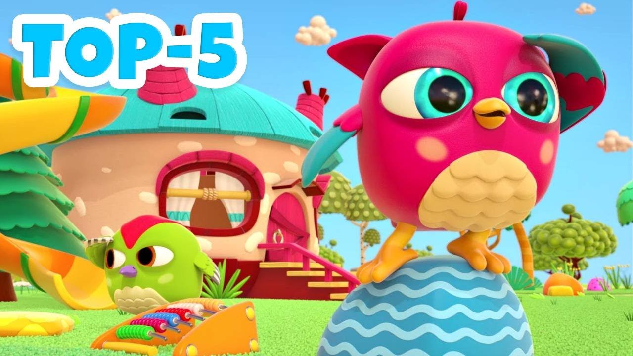 HopHop die Eule. TOP 5 Cartoons. HopHop die Eule Kompilation