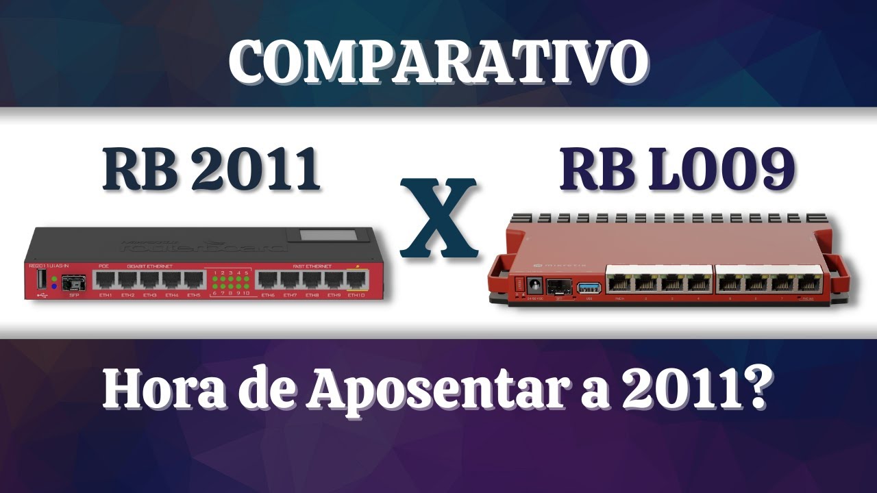 Comparativo de roteadores: RB2011 vs. RBL009 - Qual é o melhor para você?