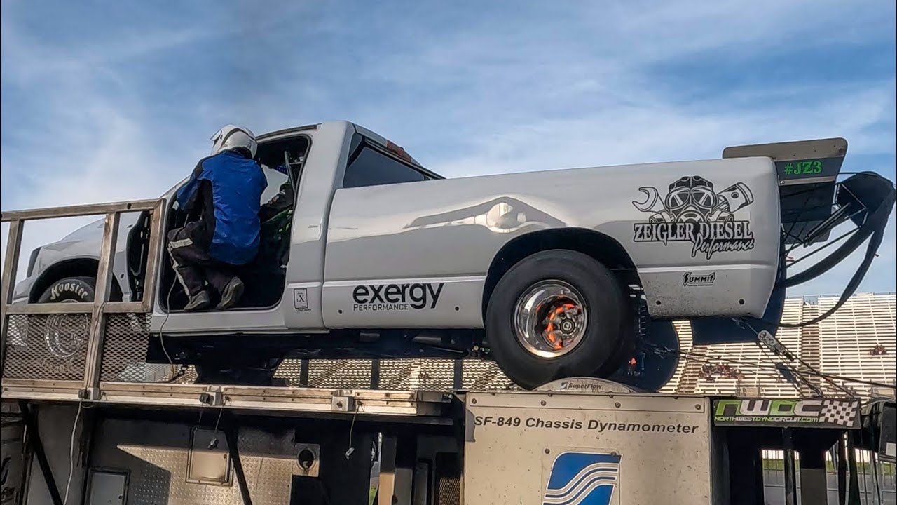 3336HP Diesel Chassis Dyno WORLD Record set at UCC 2022. by Justin Zeigler!
